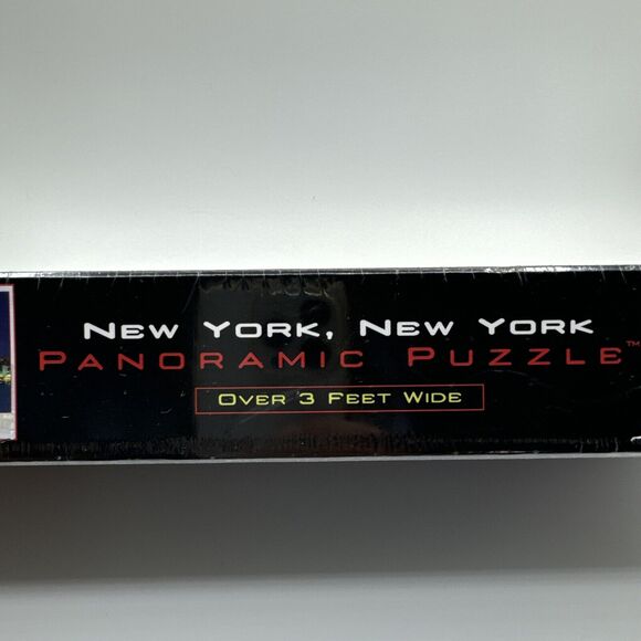 New York City NY 750 Piece Panoramic Jigsaw Puzzle Glow in the Dark TWIN TOWERS - Picture 4 of 8